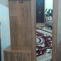 کمد رخت آویز و جاکفشی آینه دار ام دی اف