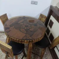 میز غذا خوری چوبی