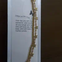 دستبند دو لاین تمام استیل ضد حساسیت رنگ ثابت