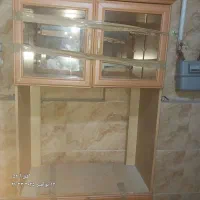 زیرتلویزن ام دی اف شیشیه رفلاکس|میز تلویزیون|شیراز, تلخ داش|دیوار