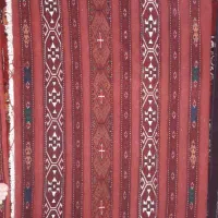 قالی دست بافت و پشتی(ترکمنی)|فرش|گنبد کاووس, |دیوار