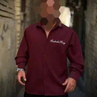 پیراهن مازراتی مردانه آستین بلند پارچه درجه یک
