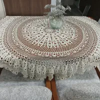 رومیزی قلاب بافی