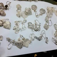 گوشواره نقره زنانه عیار ۹۲۵|جواهرات|شیراز, بازار|دیوار