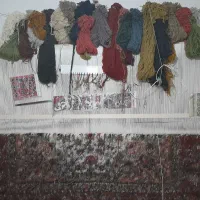 فرش دستبافت نیمه کاره