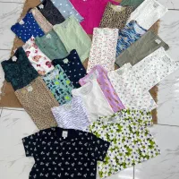 کراپ طرح‌دار لش برند Next نخ پنبه بنگلادشی
