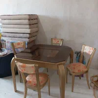 میز غذا خوری و کمد نو