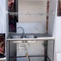 کابینت سیار همراه باسینک دوقلو