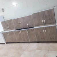 کابینت آشپزخانه فلزی طرح ام دی اف ۶متری نو|مصالح و تجهیزات ساختمان|شهریار, |دیوار