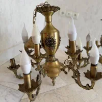 لوستر برنزی ۱۰ شعله