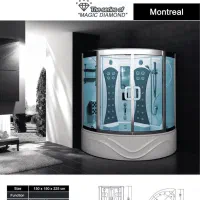 کابین جکوزی و سونا بخار مدل مونترال دونفره