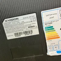 تلویزیون ایکس ویژن با میز و محافظ صفحه|تلویزیون و پروژکتور|قم, باجک دو|دیوار