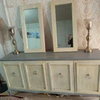 ست آینه کنسول میز تلویزیون|بوفه، ویترین، کنسول|محمدیه-قزوین, |دیوار