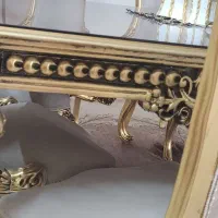 میزنهارخوری۸نفره ورق طلا|میز و صندلی غذاخوری|مشهد, آبکوه|دیوار