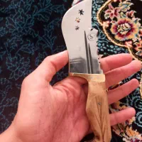 چاقو  اینه کاری شده  غلاف دار