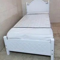 تخت یک نفره وکیوم+کفی چوبی درجه یک