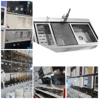 انواع سینک توکار باکسی گرانیتی شیرالات هود مخفیSA5