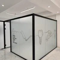 پوستر مات کن دیواری شیشه استیکر چاپدار