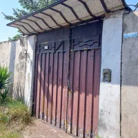 درب اهنی حیاط بدون چهارچوب بدون پوسیدگی