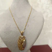 پلاک و زنجیر طلا