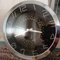 ساعت دیواری استیل درحدنونو