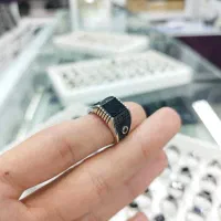 انگشتر نقره مردانه اسپرت روز مرد