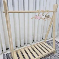 رگال چوبی و چوبی لباسی چوبی