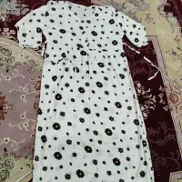 لباس نخی ولینن ودامن پفکی  به قیمت خرید پارسال|لباس|آق قلا, |دیوار