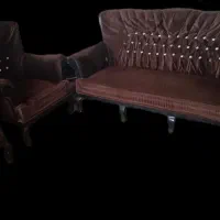 مبل هفت نفره و کمد لباس یخچالی