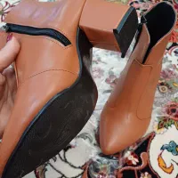 نیم بوت نو سایز ۳۸ رنگ عسلی|کیف، کفش، کمربند|خرم‌آباد, |دیوار