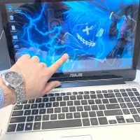 لپتاپ asus با صفحه لمسی و بسیار تمیز|رایانه همراه|تهران, بلوار کشاورز|دیوار