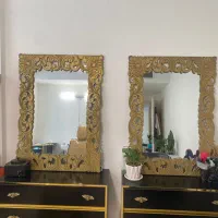 آینه کنسول سالن زیبایی کاملا سالم و تمیز