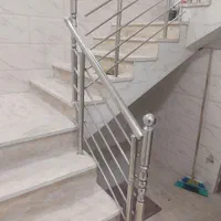 نرده استیل نرده فلزی حفاظ‌ گوزنی دیوار حفاظ تراس|خدمات پیشه و مهارت|بروجن, |دیوار