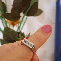 حلقه مردانه رنگ ثابت فوق العاده ساده و چشمگیر|بدلیجات|اهواز, زیتون کارمندی|دیوار