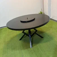 میز باغی میز گرد میز فلزی|میز و صندلی غذاخوری|ماهدشت, |دیوار