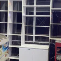 طبقه کابینت mdf پاکچوپ|کتابخانه، شلف، قفسه‌های دیواری|دیواندره, |دیوار