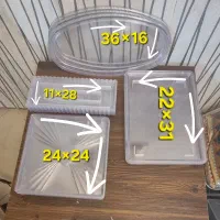 ظروف شفاف کریستال یکبار مصرف