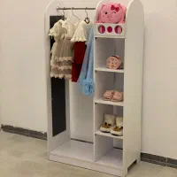 رگال لباس تمام ام دی اف، یه سمت کار آینه قدی داره|جاکفشی، کمد، دراور|نسیم‌شهر, |دیوار