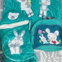 سرویس خواب وساک بچه طرح خرگوش وخرس