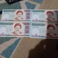 فروش ۴ اسکناس ۱۰۰۰ ریالی اسلامی رند|کلکسیون سکه، تمبر، اسکناس|زرگرشهر, |دیوار