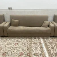 مبل راحتی تخت خواب شو در حد نو