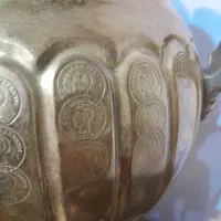 سماورذغالی برنجی ۶لیتری بامهرروس|سماور، چای‌ساز، قهوه‌ساز|فردیس, فردیس|دیوار