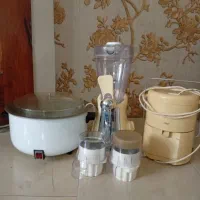 آب میوه گیری ،مخلوط کن به همراه دوتا اسیاب،پولو پز