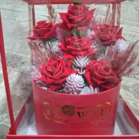 باکس گل شیشه ای