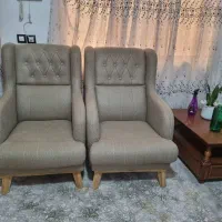 مبلمان ۸نفره با ۳تا جلو مبلی با چوب راش|مبلمان خانگی و میز عسلی|زابل, |دیوار