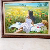 تابلو نقاشی رنگ روغن بسیار زیبا و دلنشین