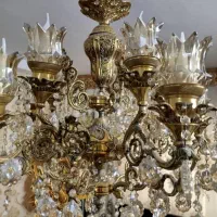 لوستر|لوستر و چراغ آویز|تهران, امام زاده حسن|دیوار