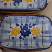 ظروف قدیمی گل پنبه ای ساخت چین کاملا سالم در حدنو|کلکسیون اشیاء عتیقه|تهران, ستارخان|دیوار