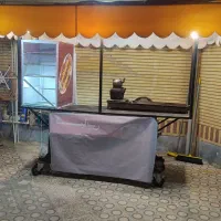 منقل کبابی چرخ دار