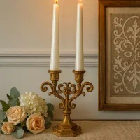 شمع ساده قلمی